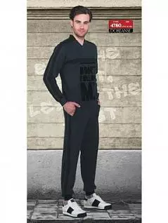 Комплект домашний мужского белья черного цвета Doreanse 4780c01